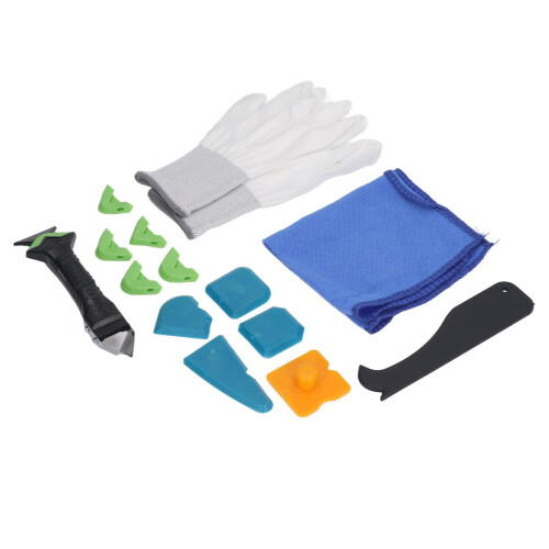 Silicone Grout Removal Tool Stainless Steel Scraper Kit 2