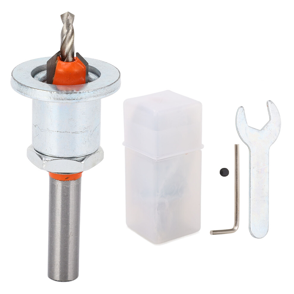 8X10x3.5 Countersink Drill Bit Alloy Steel Adjustable With Stop 323163324135