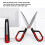Stainless Steel Retractable Box Cutter with Scissors 3