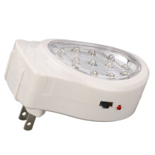 (US Plug) LED-Notlicht 2W Kaltweiß, 2-Gang, wiederaufladbar