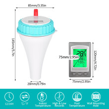Drahtloser schwimmender Pool-Thermometer digital hochgenau
