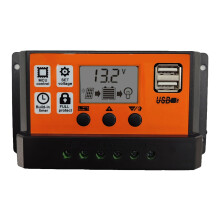 Solar-Laderegler 12V/24V 30A mit LED-Anzeige