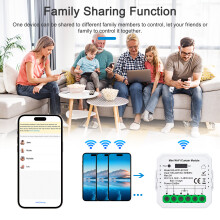 Digitaler Fernbedienung für Smart-Jalousien Ein/Aus/Pause