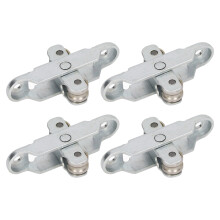 4x Edelstahl-Rollenrad 16mm für Schiebetür/Fenster