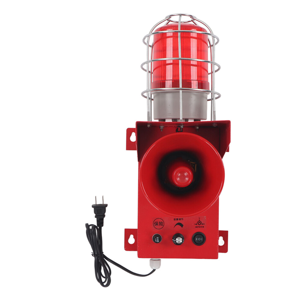 120Db Industrial Sound Light Alarm Ip65 Security Siren Outdoor Marine 323163329307