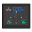 Waterproof Digital Clock Thermometer Hygrometer LCD Dual Alarms 1
