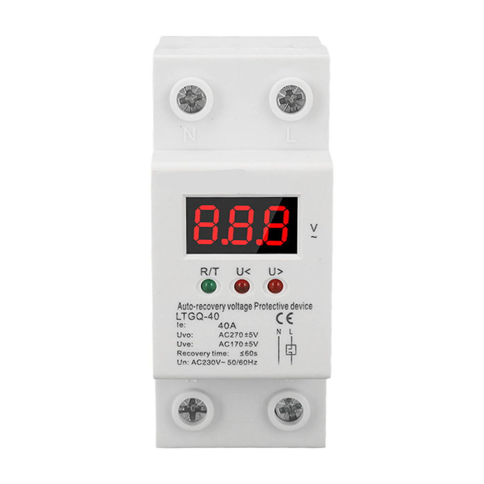 (40A(Ltgqâ40)) Over Under Voltage Protector 2P 230Vac 40A Digital Auto Recovery 323163321264