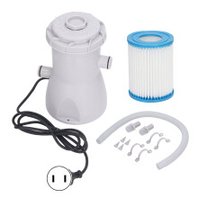 (EU Plug 220‑240V) Poolfilterpumpe 30W 800GAL Wasserdicht EU-Stecker