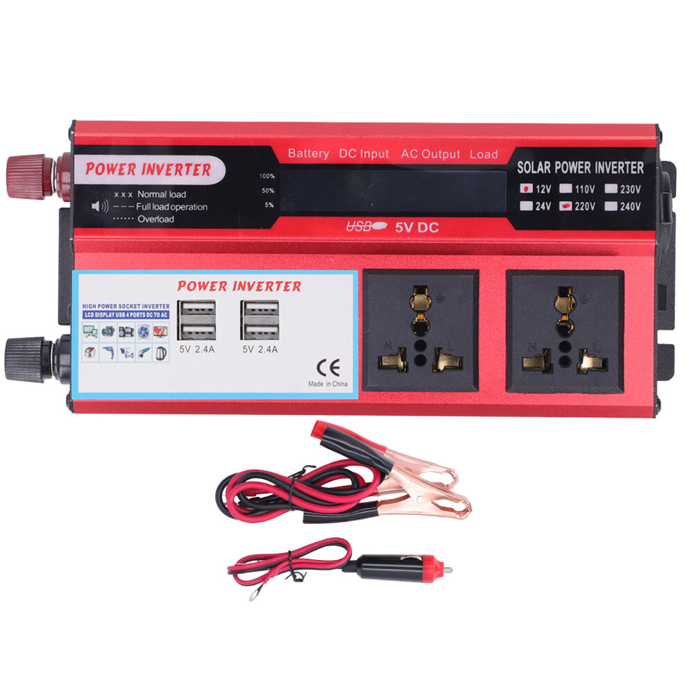 500W Modified Sine Wave Inverter 4 Usb Dc12v To Ac220v 323163333069