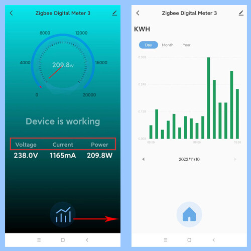 Tuya ZigBee 80A Energiemessklemme Alexa-Steuerung 2