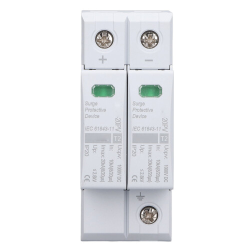 DC Solar PV 2P 10-20kA 35mm DIN 1000V