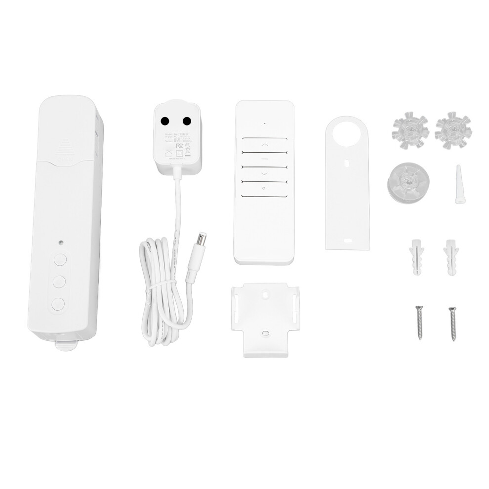(EU Plug 100-240V) Chain Blinds Motor WIFI APP Voice Control Smart Roller Motor EU Plug