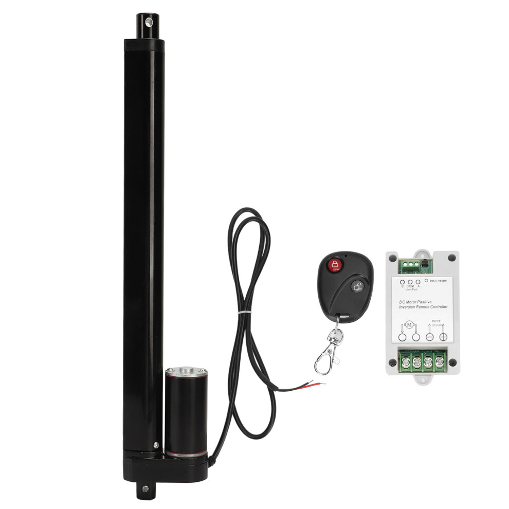 (With Controller and Remote Control) Electric Linear Actuator 300mm 1000N 12V with Controller Remote