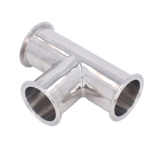 (63) Triple Clamp Tee 3 Way 304 Stainless Steel Pipe Fitting 51