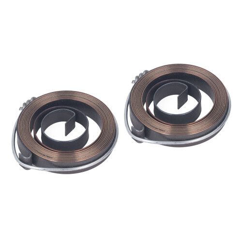 2Pcs Drill Press Return Spring Metal Recoil Feed Quill Coil 1