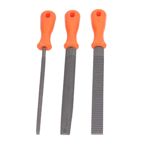 3x Holzfeilen-Set aus Legierungsstahl 2