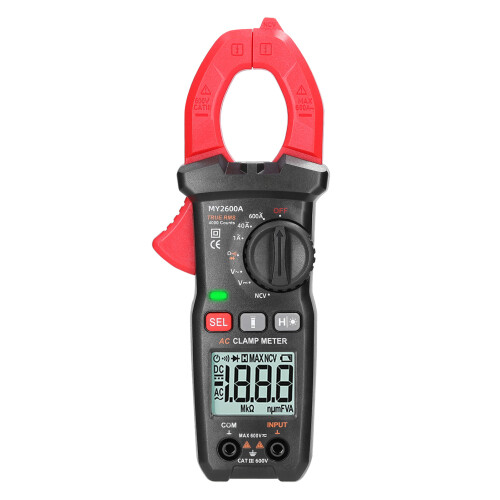 Digital Clamp Meter 600V Multifunction Tester NCV Current Resistance 1