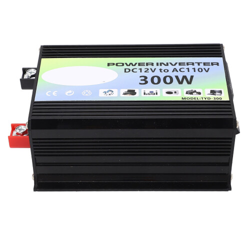 Wechselrichter 300W, 12V auf 110V, mod. Sinus, 2 USB, 1 Steckdose 1