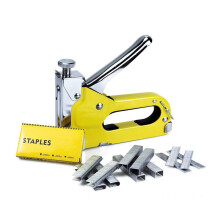 Manueller Heftstapler Stahl Gelb Schwerlast