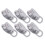 6x M15 Edelstahl-Einrollenblock rostfrei drehbar 3