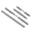 4x Magnetische Schraubendreherbits Doppelkopf Alloy 2