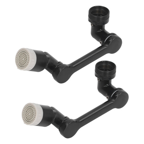 2 Set Faucet Extender 1080 Rotating Tap Extender Robotic Arm 2