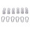 6x M15 Edelstahl-Einrollenblock rostfrei drehbar 4