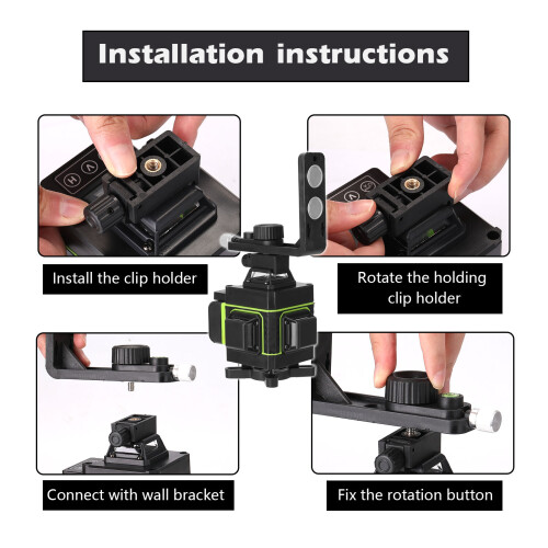 LCD Laser Level 16 Lines 3 Self-leveling Brightness Adjustable 1