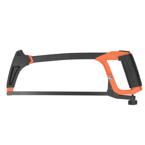 Hacksaw Frame 12in Adjustable Aluminum Alloy Hand Saw Rubber Handle