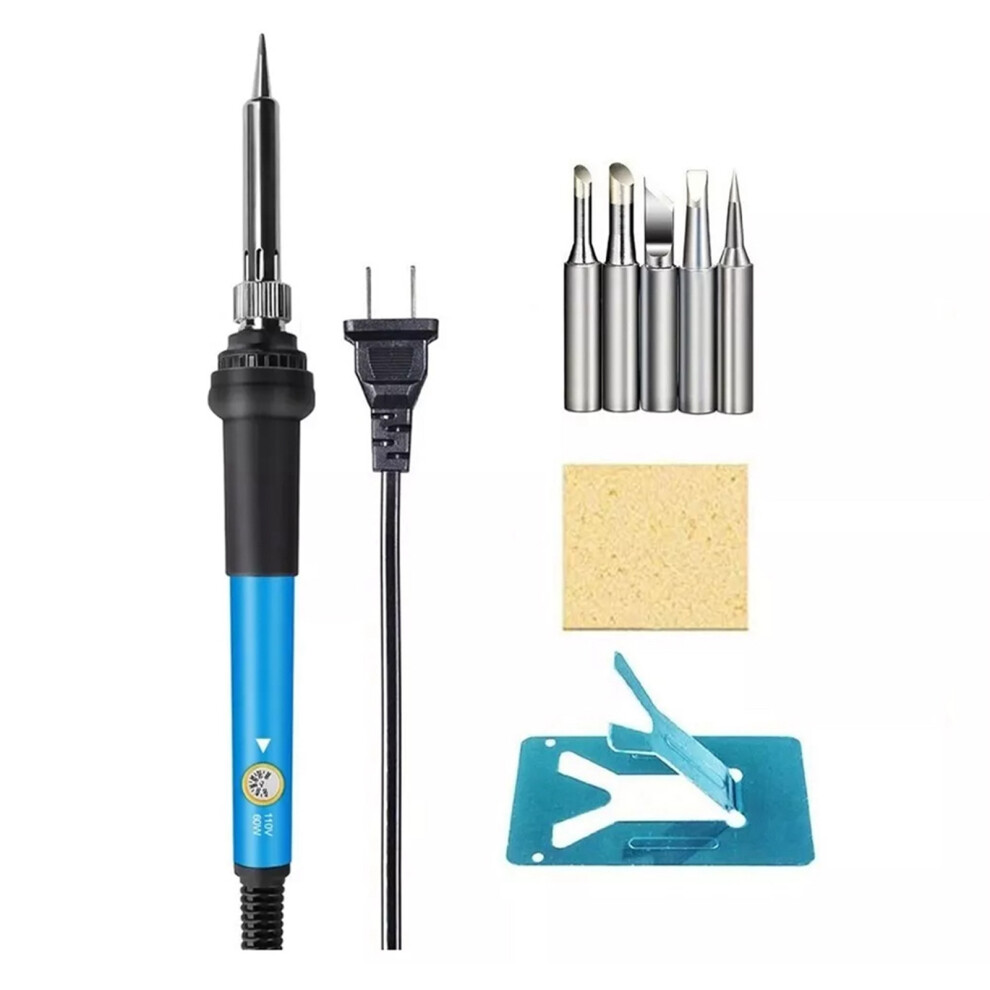 60W Soldering Iron Kit Adjustable Temperature 5 Tips 323163335353