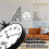 12" Silent LCD Digital Wall Clock with Date & Temp 3