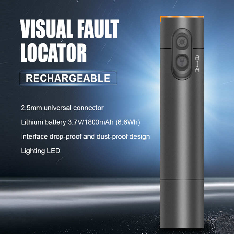 Handheld 10Mw Fiber Optic Tester Rechargeable Pen Type Fault Locator 323163330082