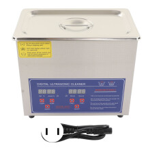 (UK Plug 200-240V) 40kHz-Ultraschallreiniger 3200ml leise beheizbar Timer US 110V
