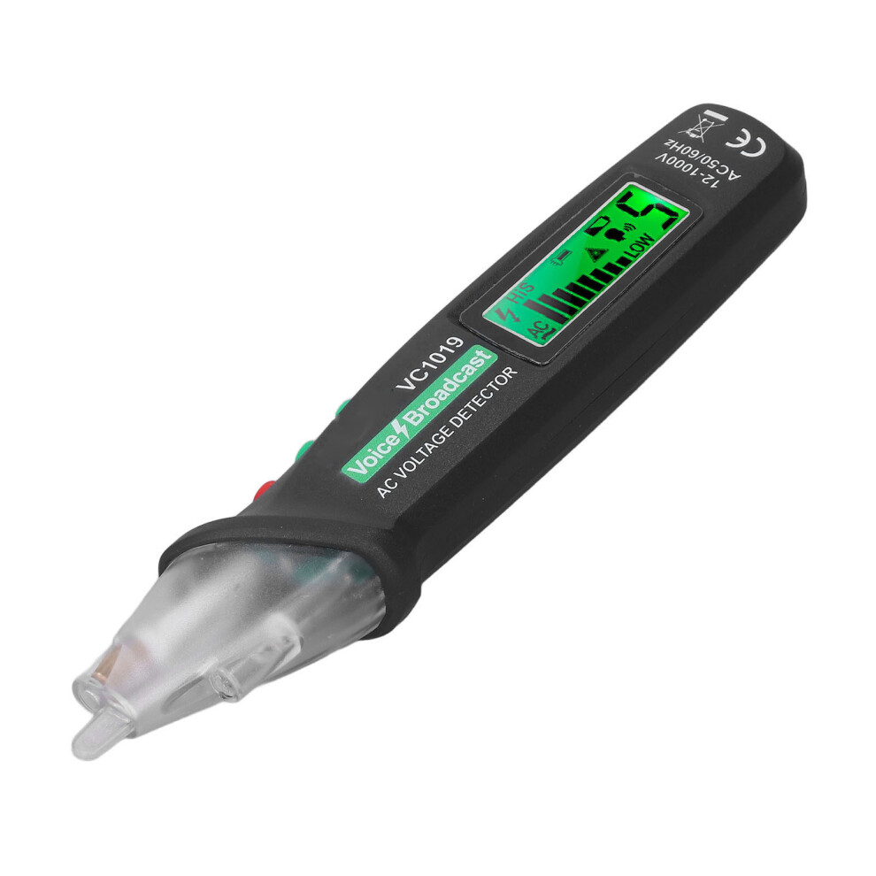 Non Contact Voltage Detector Pen Ac Power Cable Tester High Accuracy 323163331768
