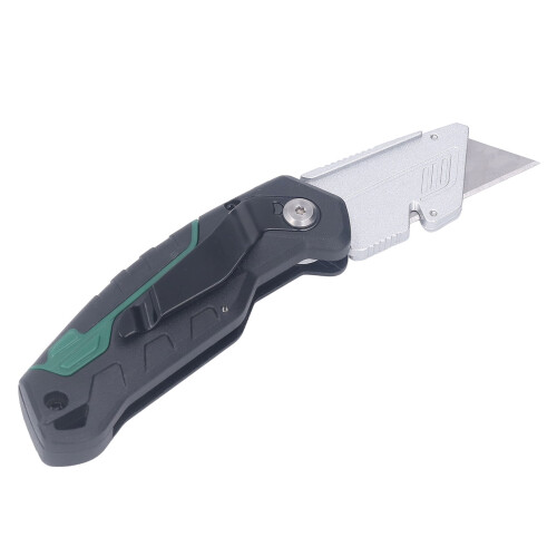 Foldable Box Cutter High Hardness Steel Plastic Handle Utility Knife 2