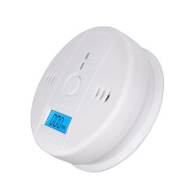 CO Alarm Blue Backlit LED Wireless 0-999PPM