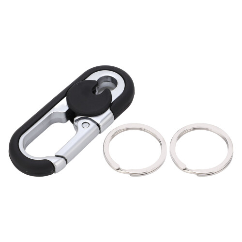 Double Ring Keychain Heavy Duty Spring Snap for Tools