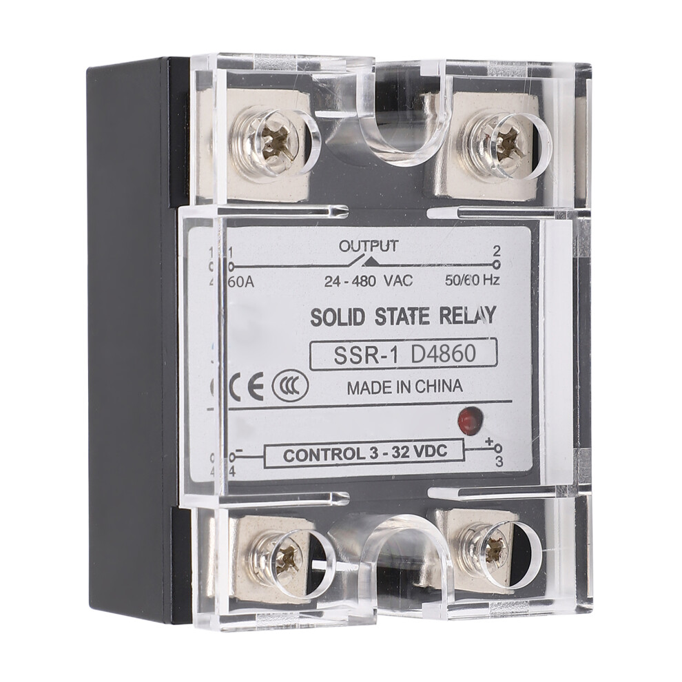 Solid State Relay Ssr 3-32Vdc 24-480Vac 60A 323163335698