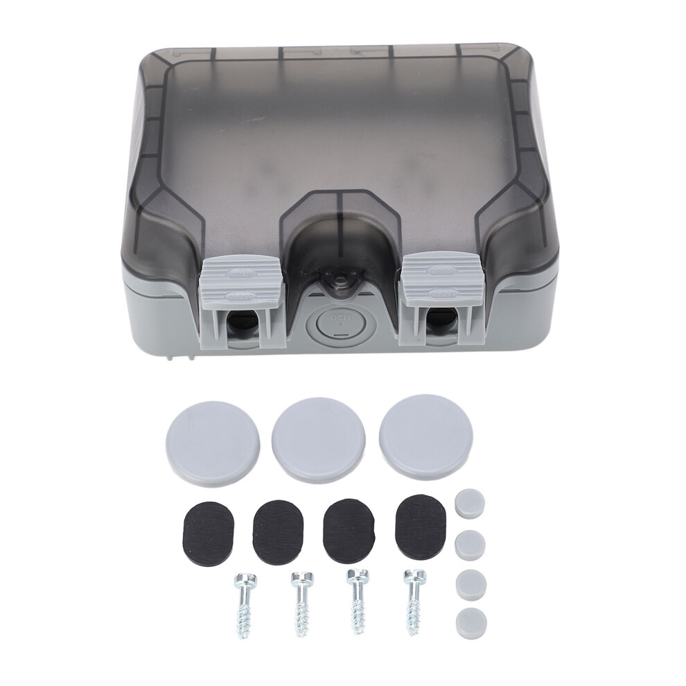 Outdoor Ip66 Waterproof Wall Socket 2 Sockets 15A 323163327365