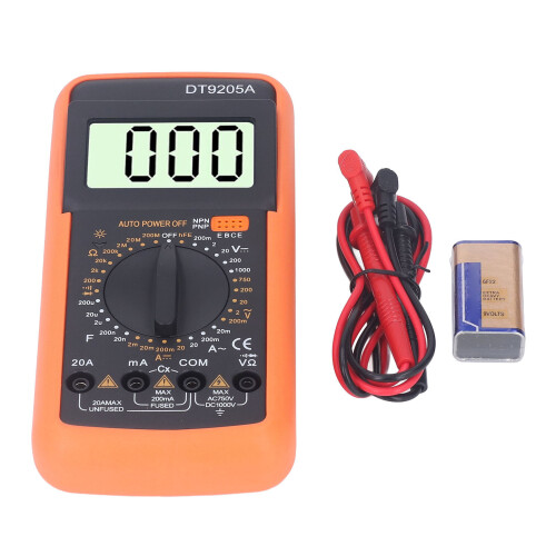 Digitalmultimeter LCD Diode Spannung Widerstand 1
