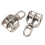 2x Hebe-Doppelrolle Edelstahl 35KG 5