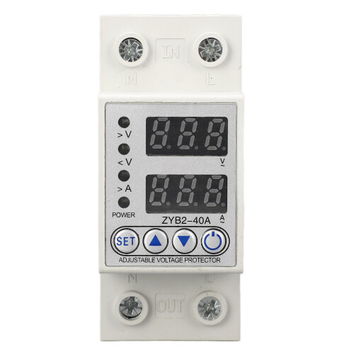 Spannungsschutz mit Auto-Recovery 2P 220V AC 40A 1