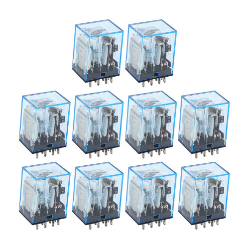 10x Mittelrelais elektromagnetisch für Geräte 2