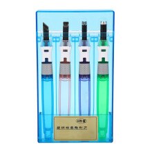 4Pcs Wood Chisel Set Alloy Steel Blades Plastic Handle