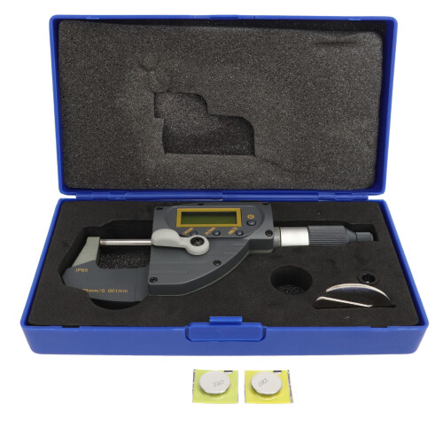 Digital-Mikrometer 0-25mm 0,001mm IP65 wasserdicht RS232 SPC