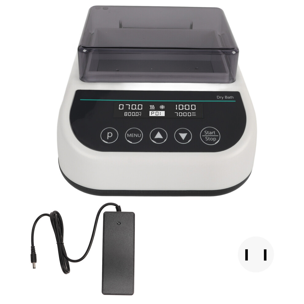 (EU Plug) 96W Mini Dry Bath Digital Thermostatic Heater for 0.2ml-2ml Tubes