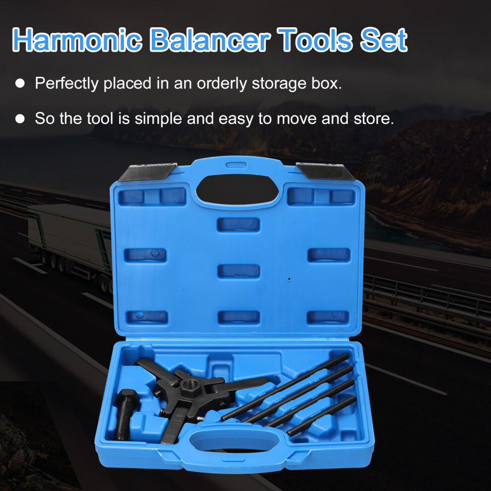 Rustproof Harmonic Balancer Tool Crankshaft Pulley Puller 3-Jaw 323163332017