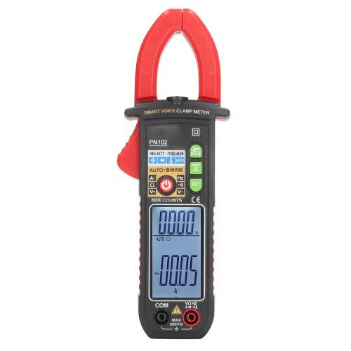 6V-600V Clamp Meter Voice Multimeter Auto Ranging AC DC Tester 1