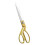 Stahl-Schere 26,5 cm Gold für Kleidung 2