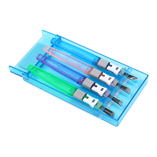 4Pcs Wood Chisel Set Alloy Steel Blades Plastic Handle 1